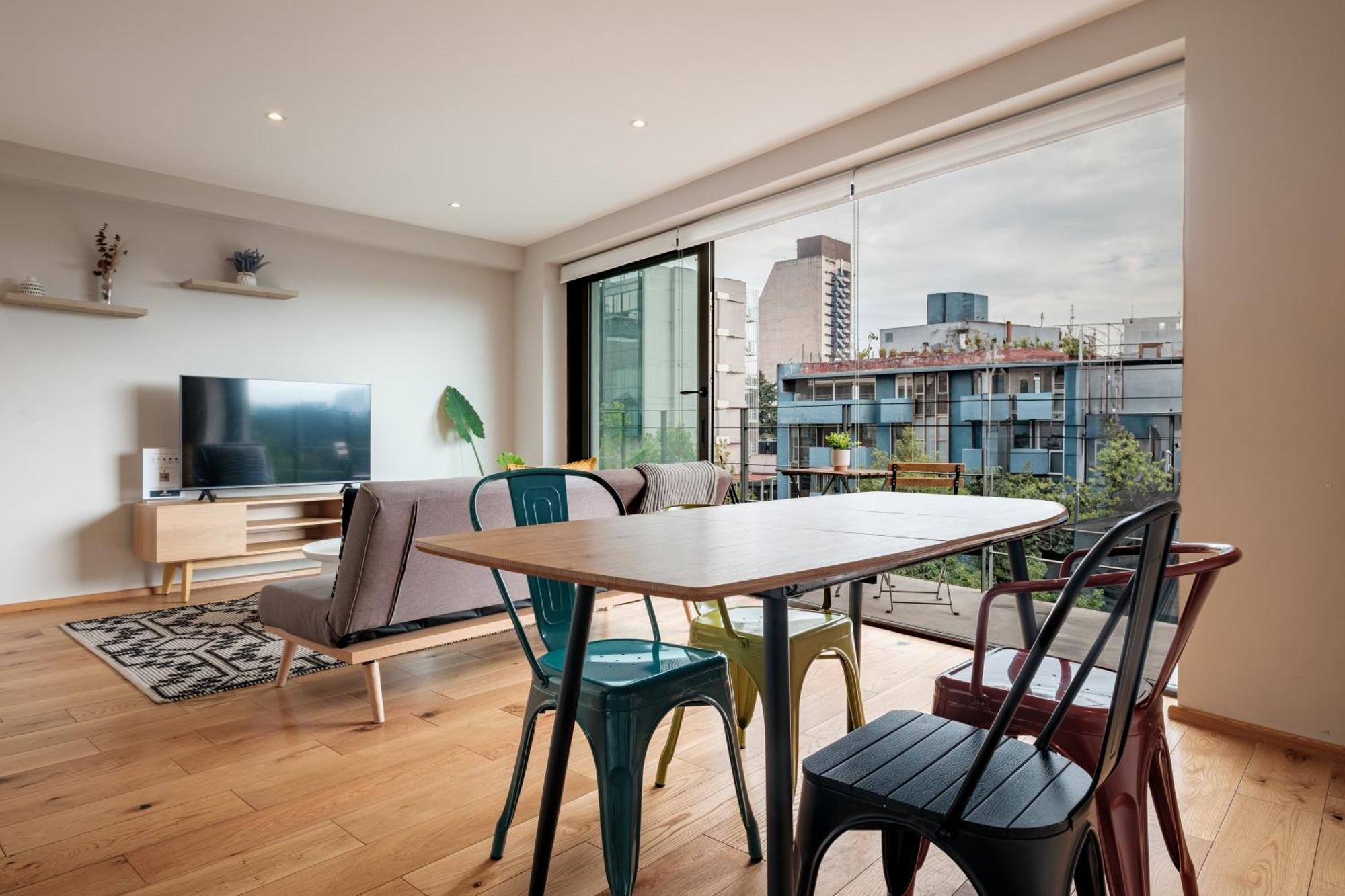Modern Apartments La Condesa Pet Friendly Mexico By Eksteriør billede